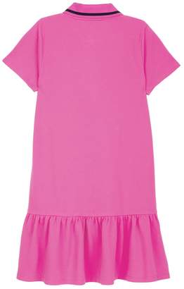 Juicy Couture Pique Knit Peplum Polo Dress for Girls