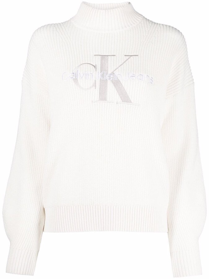 Calvin Klein Jeans Logo Sweater | Shop the world's largest 