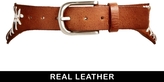 Thumbnail for your product : ASOS Leather Whip Stitch Wide Belt