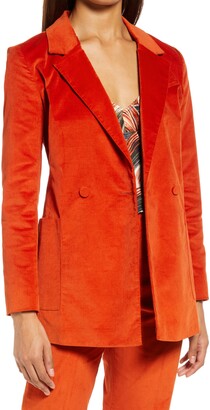 halogen velvet blazer