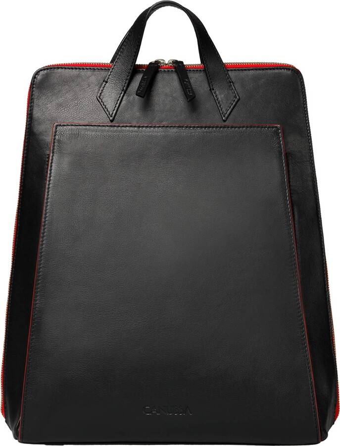 Canussa Urban Backpack Black/Red Vegan Laptop Backpack ShopStyle