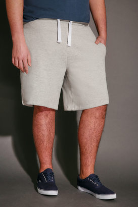 Yours Clothing BadRhino Grey Marl Sweat Shorts