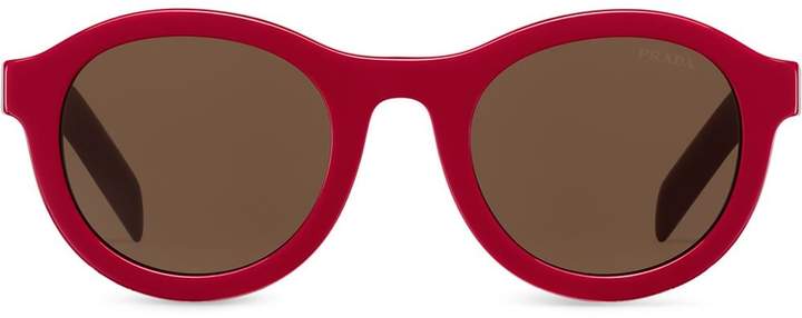 prada round frame sunglasses
