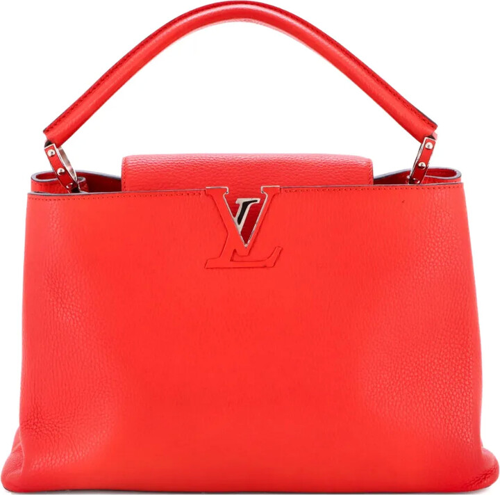 Louis Vuitton Pre-Owned Capucines Bag Leather MM satchel