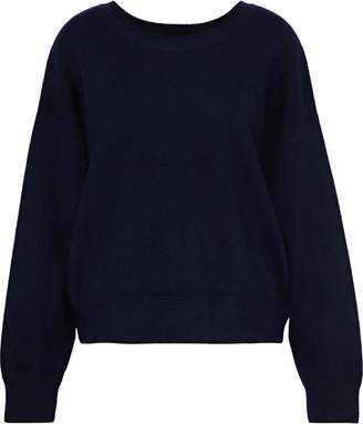 Vince Melange Cashmere And Cotton-blend Sweater