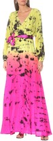 Thumbnail for your product : Anna Kosturova Exclusive to Mytheresa a Printed silk maxi dress