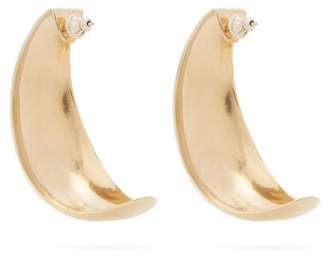 Fay Andrada - Koko Large Hoop Brass Earrings - Womens - Gold