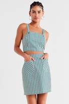 Thumbnail for your product : Urban Outfitters High-Rise Striped Mini Skirt