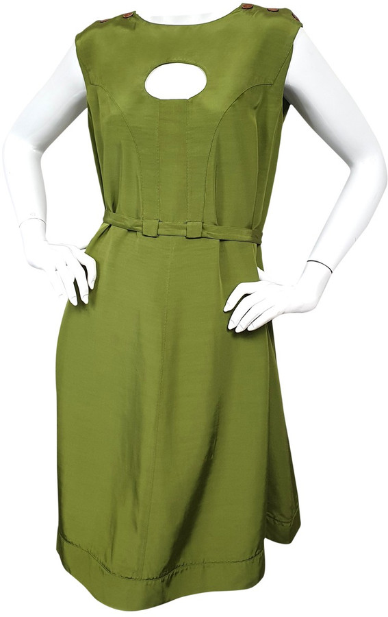 fendi green dress