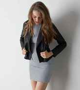 Thumbnail for your product : aerie AEO Vegan Leather Moto Jacket