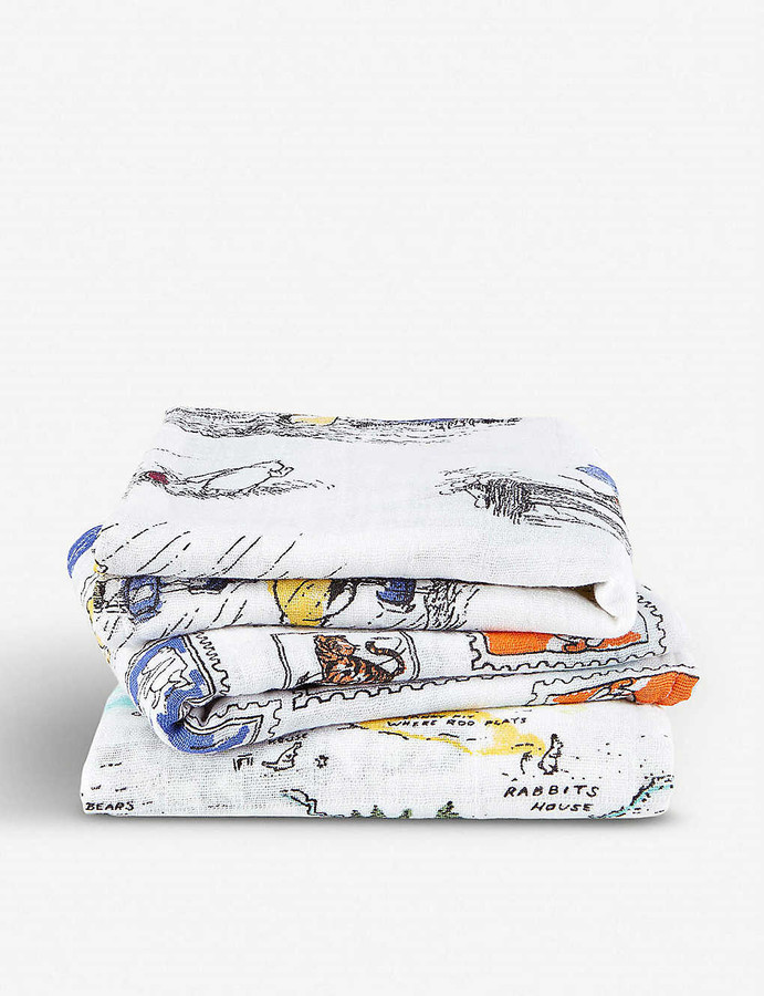 winnie the pooh muslin cloths