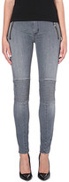 Thumbnail for your product : Hudson Jeans 1290 Hudson Jeans Stark Moto super-skinny mid-rise jeans