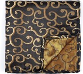 Thumbnail for your product : Abel & Burke Silver Royal Swirl Wedding Pocket Square #AB-TPH1001/5