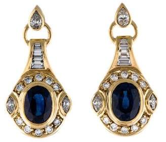 H.Stern 18K Sapphire & Diamond Drop Earrings