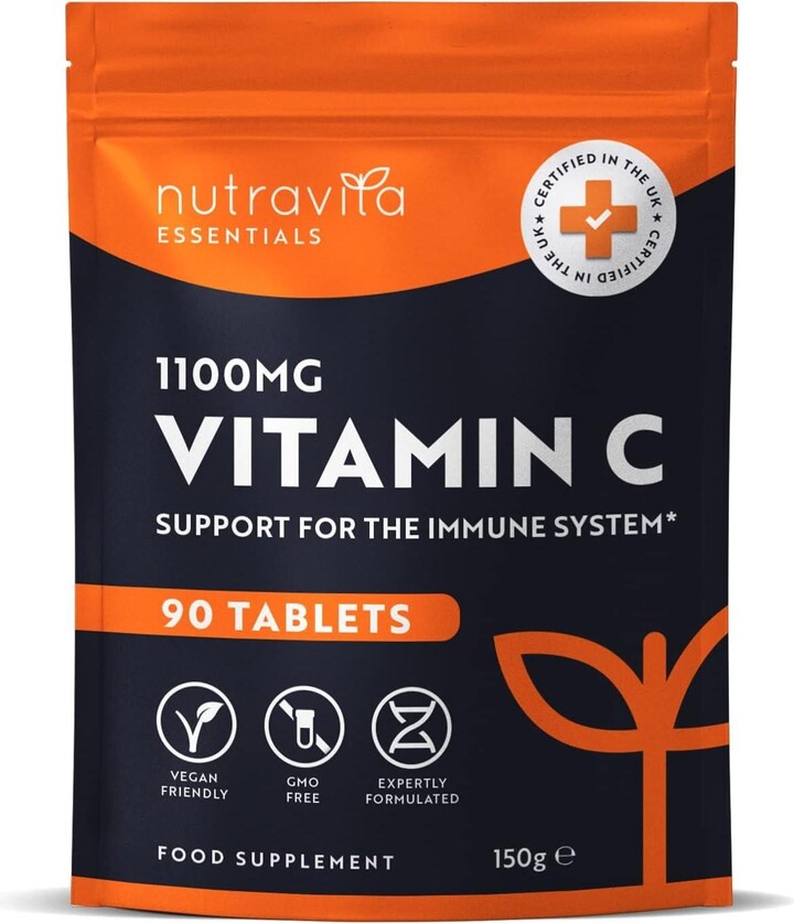 Nutravita Vitamin C 1100mg Support For The Immune System 90 Tablets