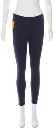 Tory Sport Mid-Rise Cropped Leggings