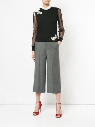 RED Valentino cropped tailored trousers