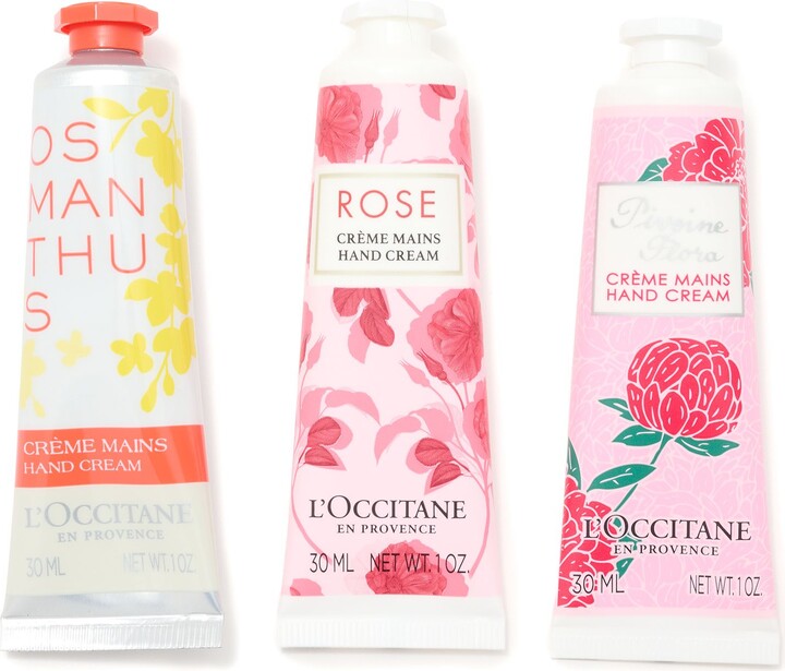 L'Occitane Winter Florals Hand Cream 1oz Trio