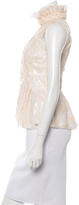 Thumbnail for your product : Chanel Coated Lace Sleeveless Top w/ Tags