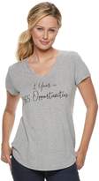 Thumbnail for your product : Apt. 9 Women's Graphic V-Neck Tee