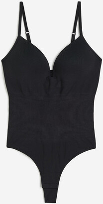 H&M Seamless Light Shape Push-up Thong Bodysuit - ShopStyle