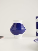 Thumbnail for your product : Viso Project - X Sargadelos Amboa Porcelain Vase - Blue White