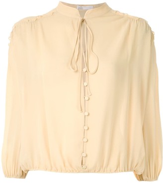 Nk Romain Drop Florence silk blouse
