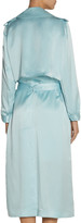 Thumbnail for your product : Tibi Michael Lo Sordo Washed silk-satin trench coat