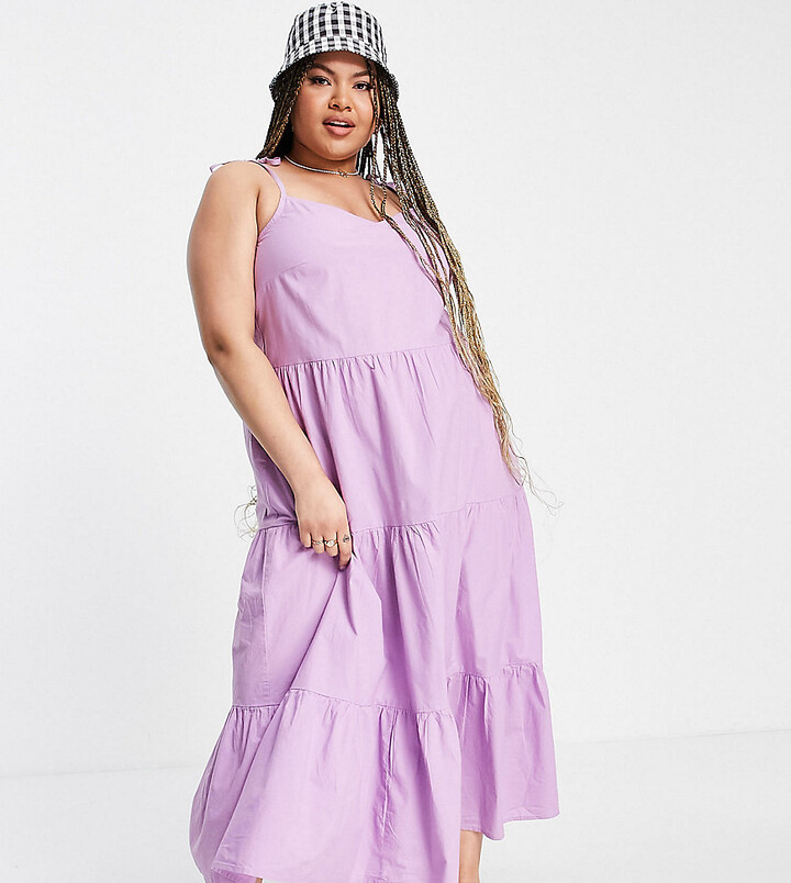 plus lavender dress
