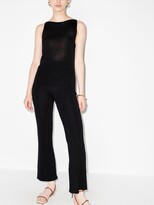 Thumbnail for your product : ST. AGNI Ava asymmetric knitted top