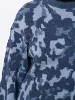 Thumbnail for your product : Ports 1961 asymmetric camouflage jumper