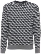 Thumbnail for your product : Giorgio Armani Virgin Wool Jacquard Knit Sweater