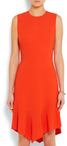 Thumbnail for your product : Givenchy Dress In Orange Stretch-cady With Ruffled Asymmetric Hem