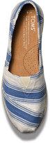 Thumbnail for your product : Toms Navy Umbrella Stripe Women's Classics