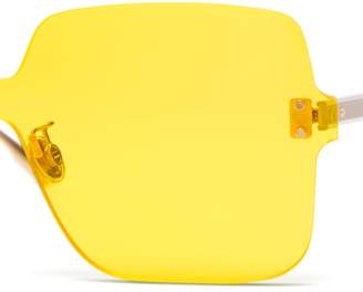 Christian Dior Eyewear - Diorcolorquake1 Sunglasses - Womens - Yellow
