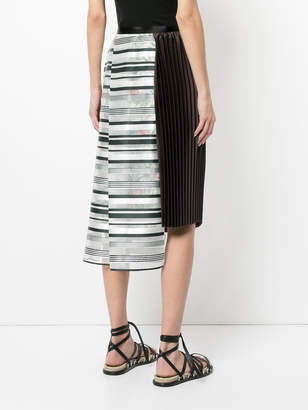 Kolor patchwork asymmetric skirt