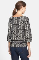 Thumbnail for your product : Lucky Brand Crosshatch Print Top