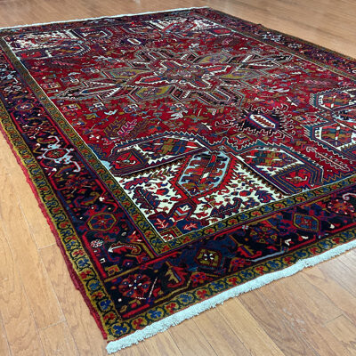 Herat Oriental Handmade Heriz Wool Rug
