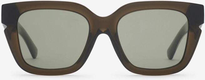 Burberry Inlaid Check Square Sunglasses