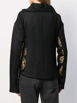 Thumbnail for your product : Romeo Gigli Pre-Owned 1998 Jacquard Details Asymmetric Jacket