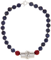 Thumbnail for your product : Simon Sebbag Sterling Silver Sodalite Beaded Barrel Necklace