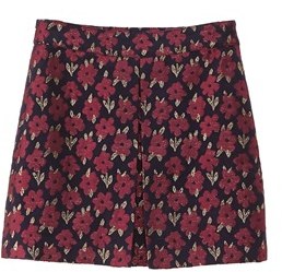 Brooks Brothers Girls' Floral Jacquard Skirt.
