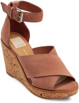 dolce vita lia suede wedge sandal