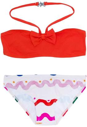 Stella McCartney Kids printed bikini set