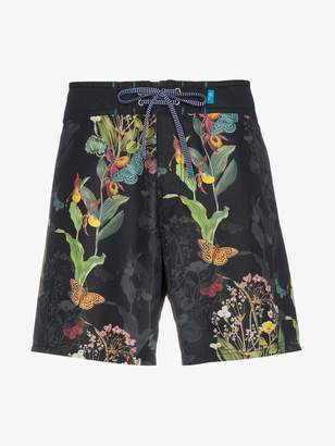 Riz Burgh endangered flower print shorts