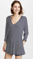 Thumbnail for your product : Splendid Stripe Covers Hoodie Tunic