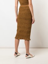 Thumbnail for your product : Proenza Schouler White Label Smocked Skirt