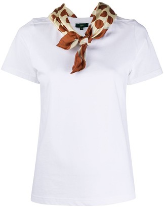 Jejia scarf neck T-shirt