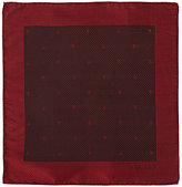 Thumbnail for your product : Alexander McQueen Men's Skull Jacquard Silk Pocket Square-RED