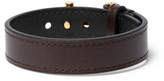 Thumbnail for your product : Tom Ford Leather Gold-Tone Bracelet